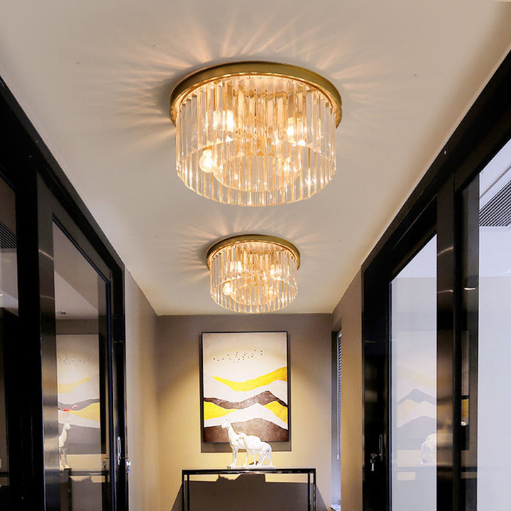 Crystal Flush Taklampa för Vardagsrum