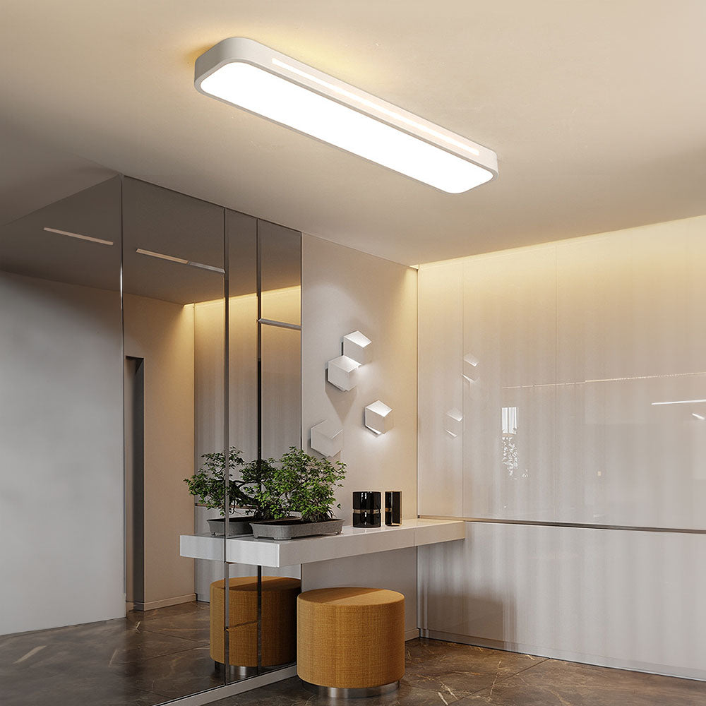Nordisk Stil Lång LED Taklampa – Minimalistisk Design