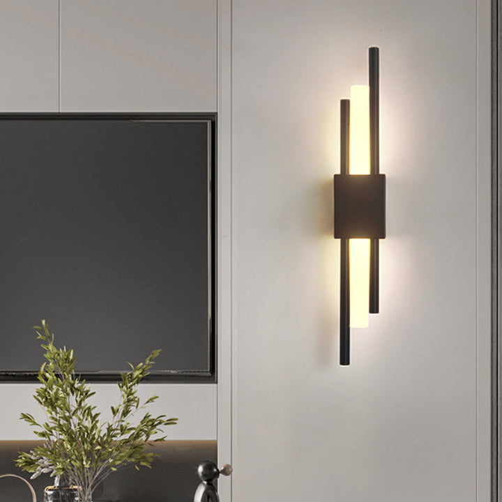 Stilren Vägglampa | 19.7″ | Järn Akryl | LED Vägglampa | 3‑Färgsomkopplare | Brick by Brick