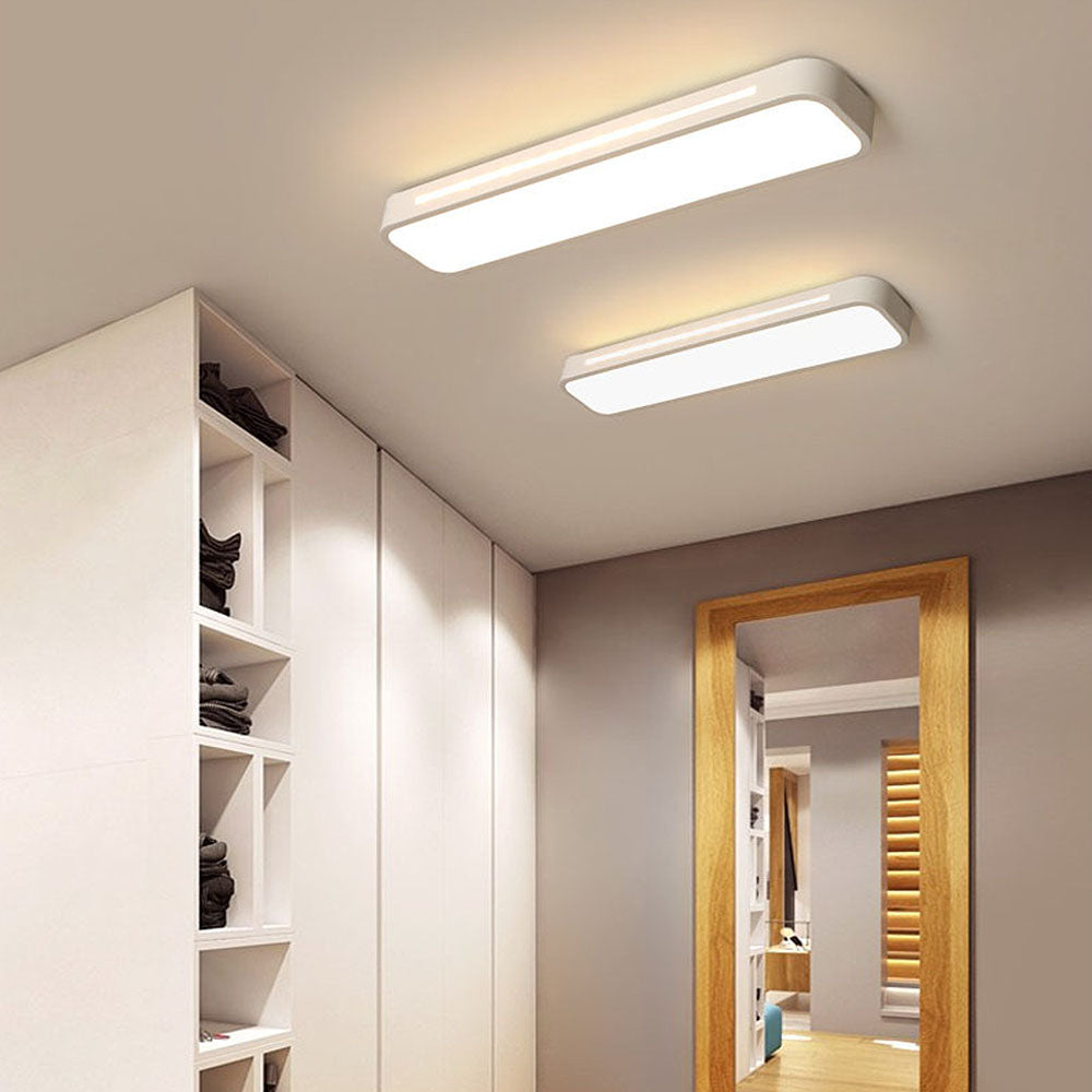 Nordisk Stil Lång LED Taklampa – Minimalistisk Design