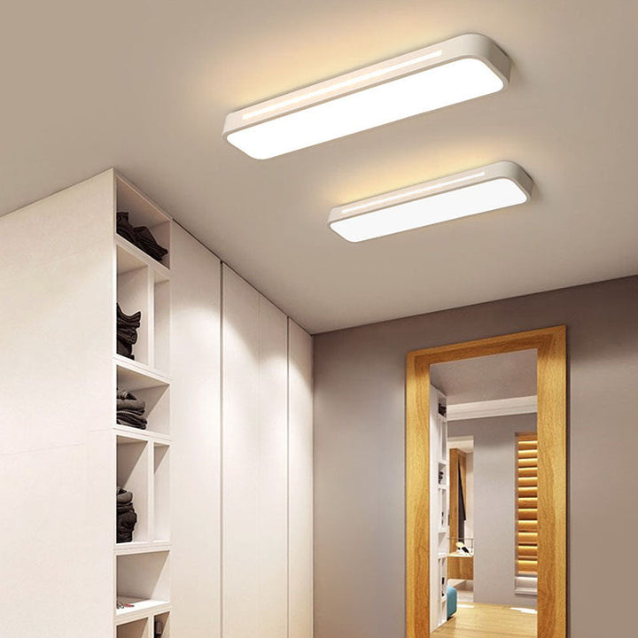 Nordisk Stil Lång LED Taklampa – Minimalistisk Design