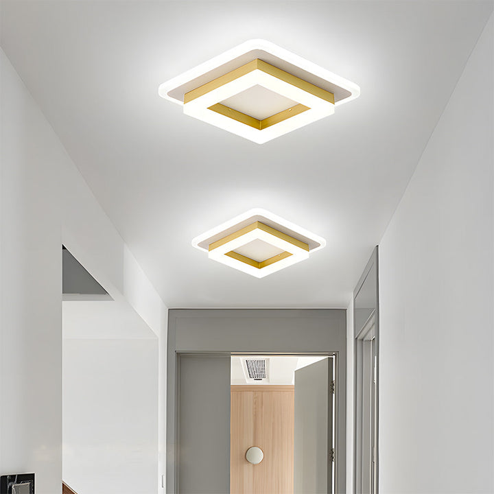 fyrkantig LED-taklampa | 24W | modern infälld | 2.76"x7.87" | Brick by Brick
