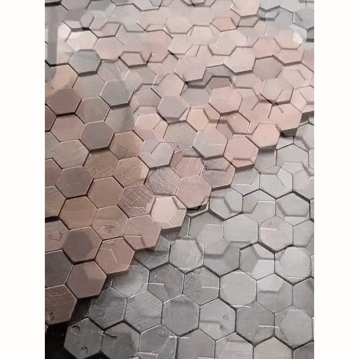 SplashSafe Stickers - Självhäftande lyxigt metalltapet
