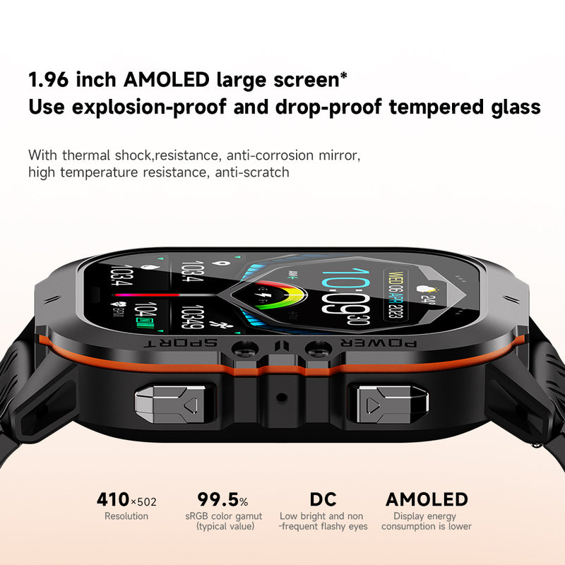 Royaleva AquaPro Simma Smartwatch – Vattentät Fitness Tracker för Simmare
