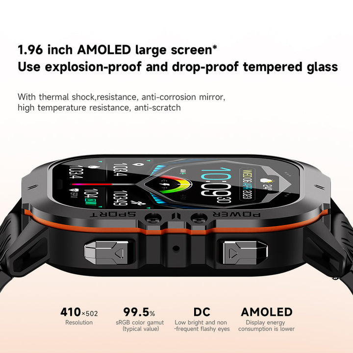 Royaleva AquaPro Simma Smartwatch – Vattentät Fitness Tracker för Simmare