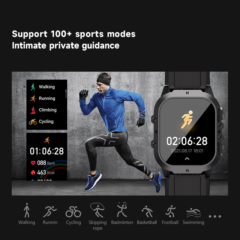 Royaleva AquaPro Simma Smartwatch – Vattentät Fitness Tracker för Simmare