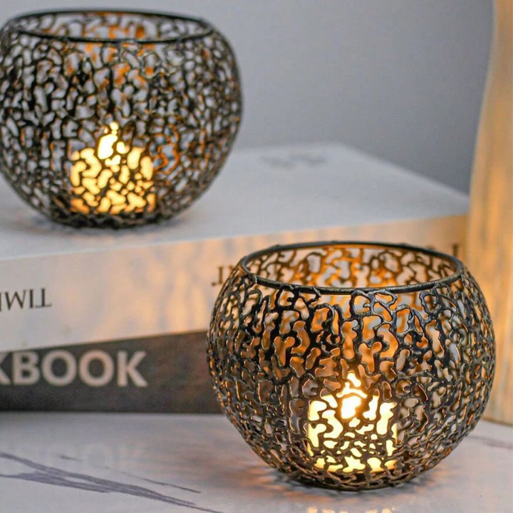 Luminous Orb-ljushållare – Modern elegans med ett varmt sken