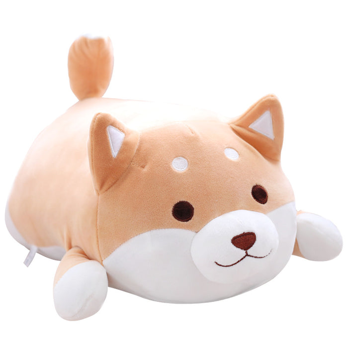 Trivhem Gosig Shiba-hund i supermjuk plysch – gosedjur 35 eller 55 cm