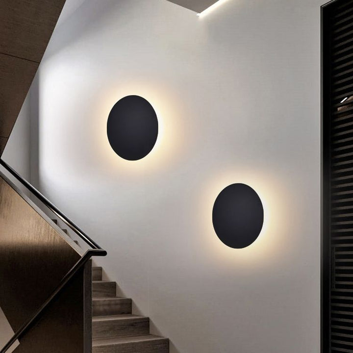 Mendo modern rund vägglampa