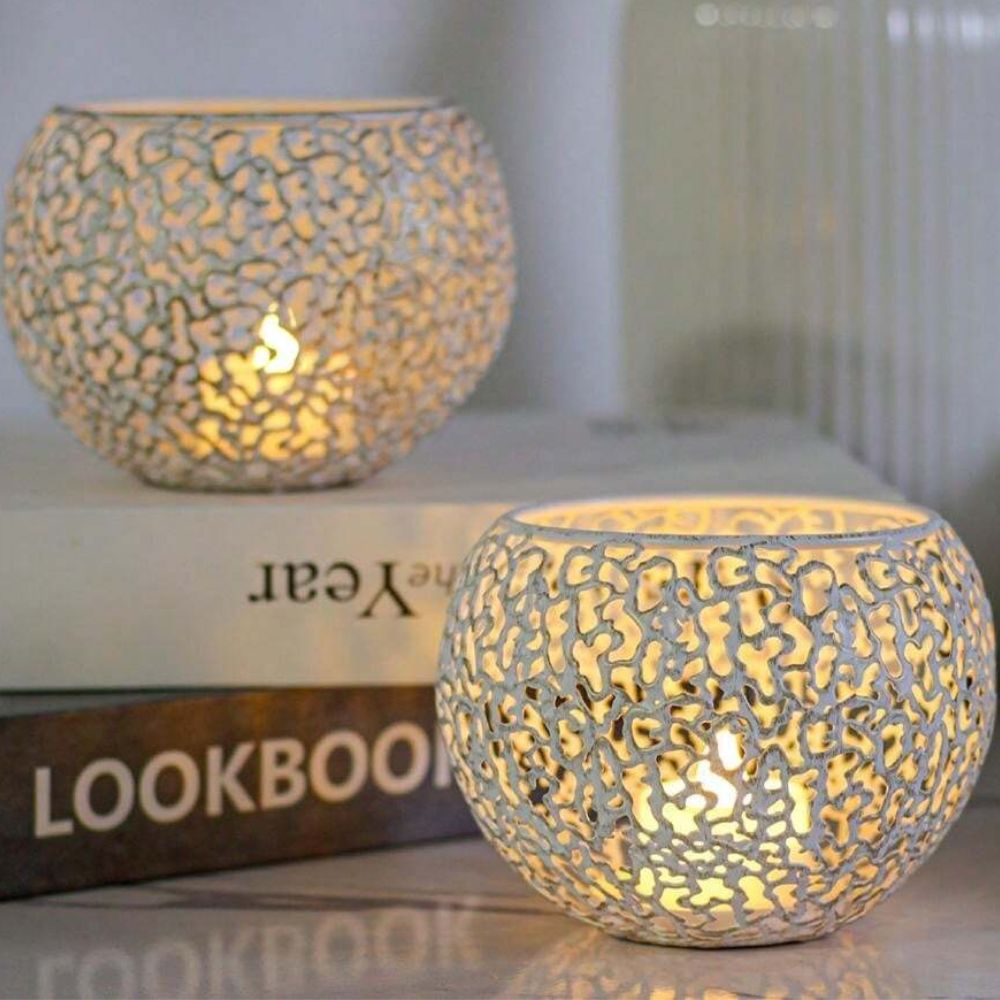 Luminous Orb-ljushållare – Modern elegans med ett varmt sken