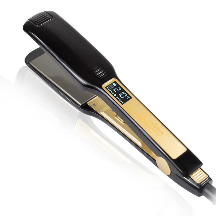 Carvallo Plattänger & Lockstyler ThermaLuxe Pro | Digital temperaturkontroll | 29 cm | Titanplåtar & Touchscreen