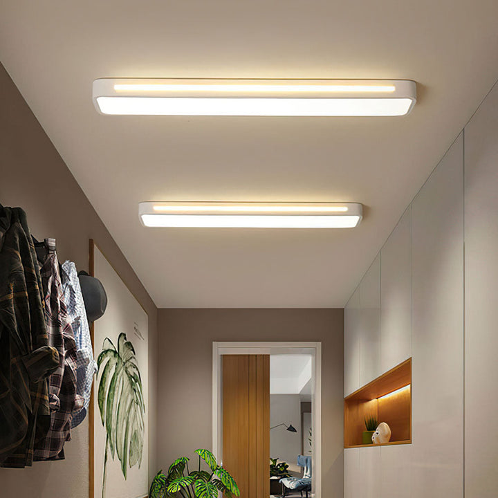 Nordisk Stil Lång LED Taklampa – Minimalistisk Design