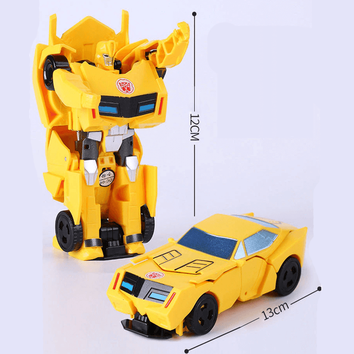 Dynamisk Transformativ Robotbil - Optimus Leksak, 1-stegs Förvandling, Robot &amp; Dinosaurie Actionfigur för Pojkar