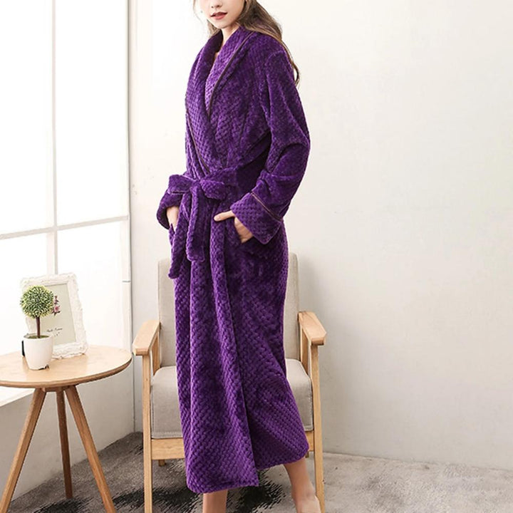 Carvallo Luxe – Elegant Fleece Badrock med Ultimat Bärkomfort