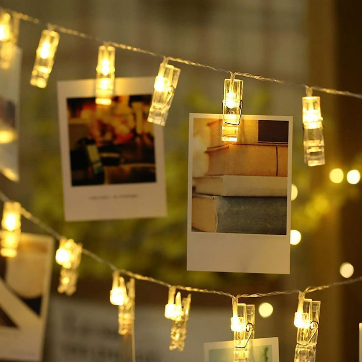 ClipGlow LED Fotolampa - Magiska Ljus med Fotoklämmor