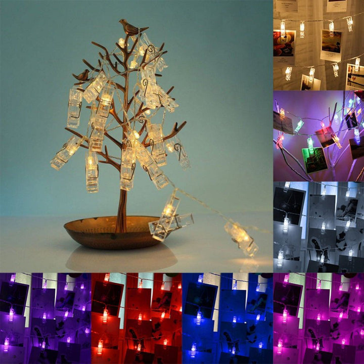 ClipGlow LED Fotolampa - Magiska Ljus med Fotoklämmor