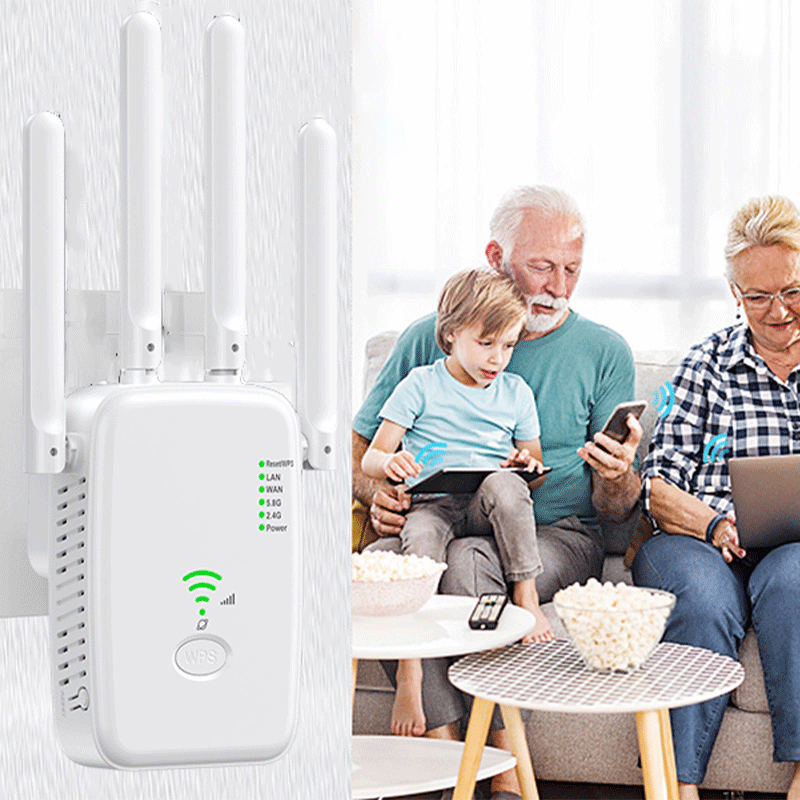 Uppgraderad Wifi-förstärkare - Snabbare hastighet och mindre signalförlust