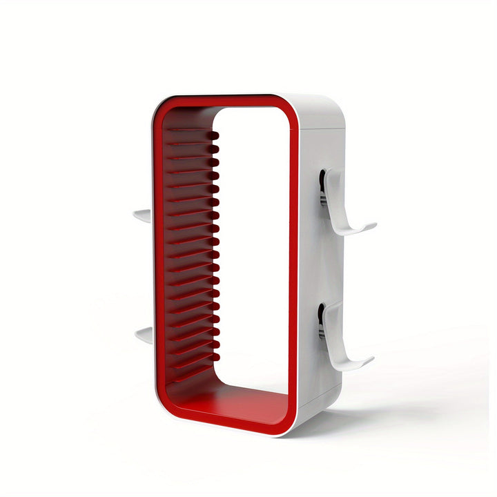 Universal Game Disc Storage Holder och Controller Display Stand – För PS5, PS4, Switch och Xbox