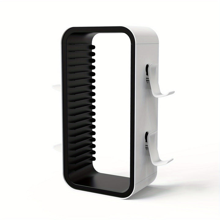 Universal Game Disc Storage Holder och Controller Display Stand – För PS5, PS4, Switch och Xbox