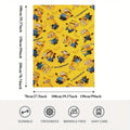 Minions Fleece Blanket - Mjuk & Varm Flanellfilt för Barn