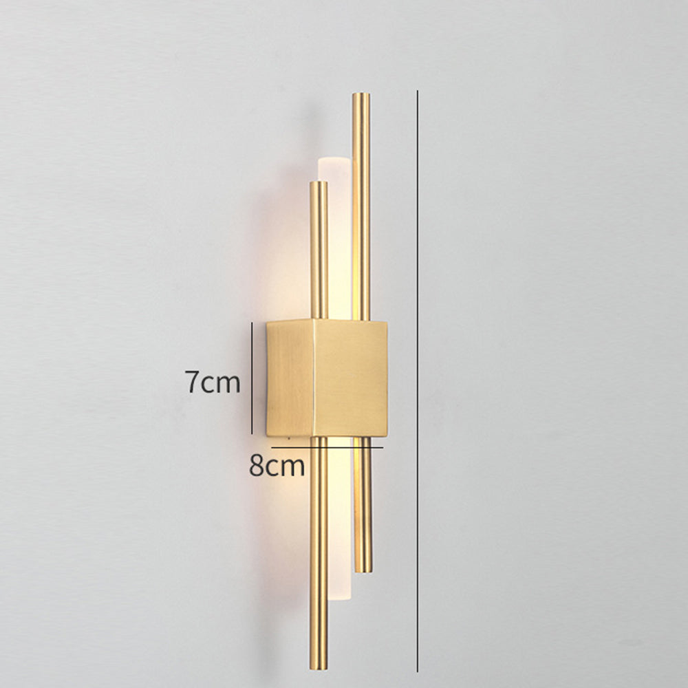 Stilren Vägglampa | 19.7″ | Järn Akryl | LED Vägglampa | 3‑Färgsomkopplare | Brick by Brick