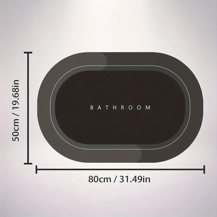 Snabbtorkande badrumsmatta