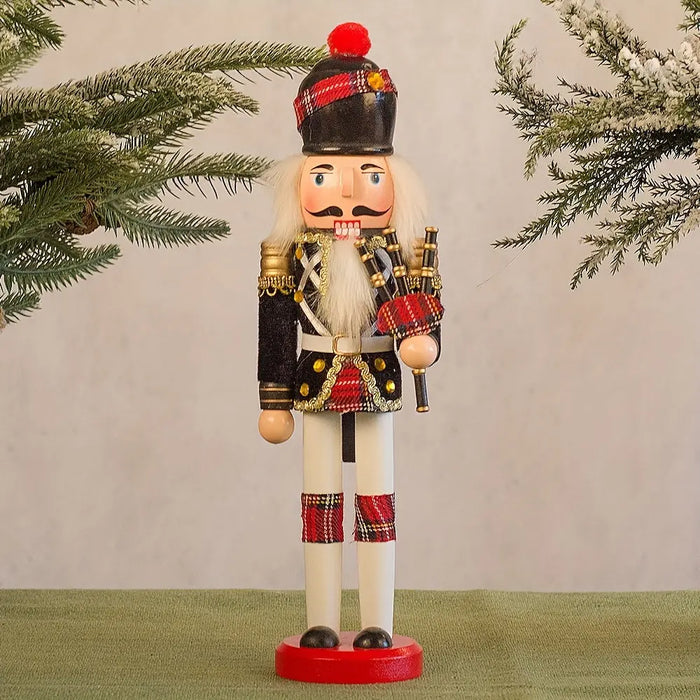 NutcrackerJoy - Trä Nötknackaren soldat figur för tidlös julskärm