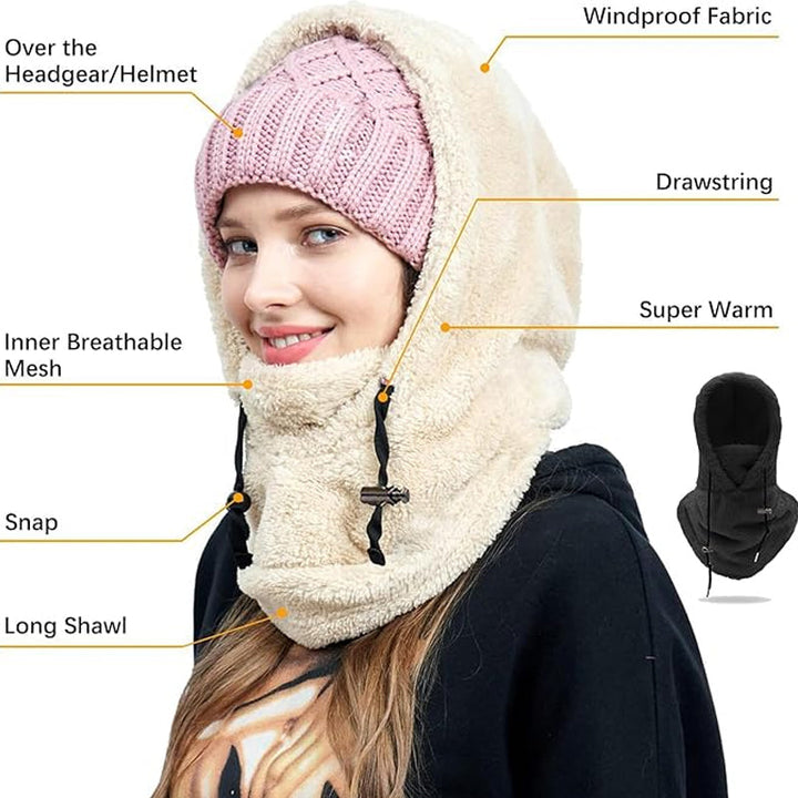 Carvallo - Skidmask med Sherpa-hette