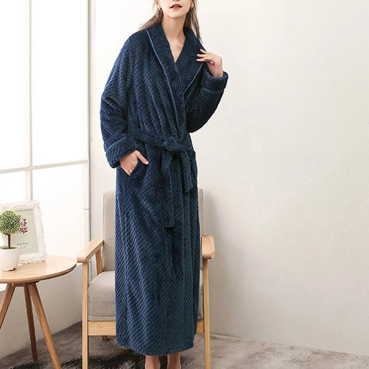Carvallo Luxe – Elegant Fleece Badrock med Ultimat Bärkomfort