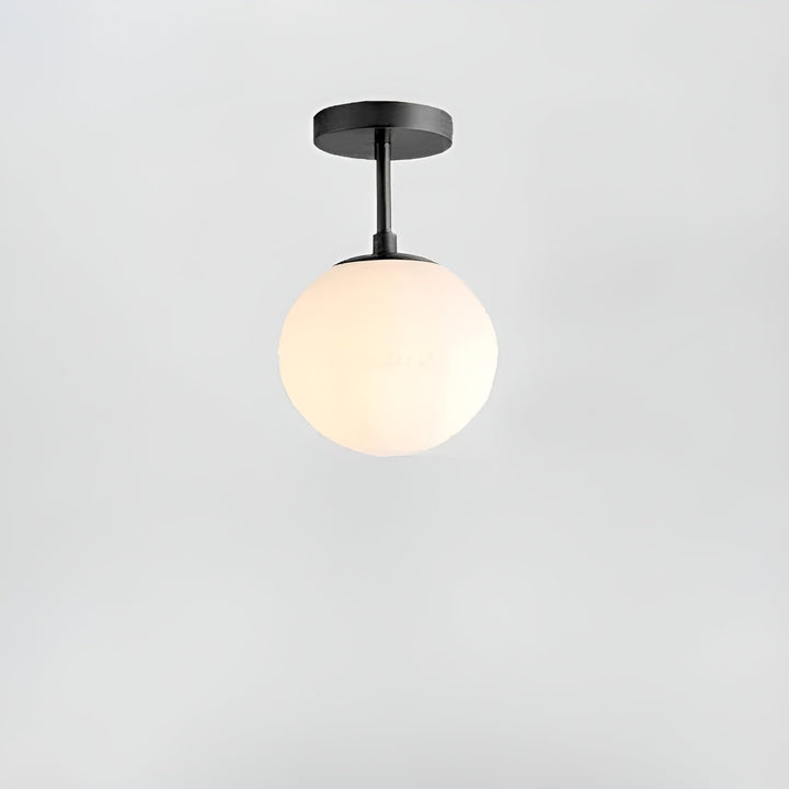 LED-taklampa i glas – Nordisk design | För vardagsrum &amp; sovrum