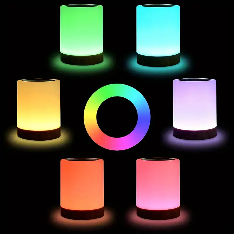 Dimbar LED nattljus med modern design och färgbyte