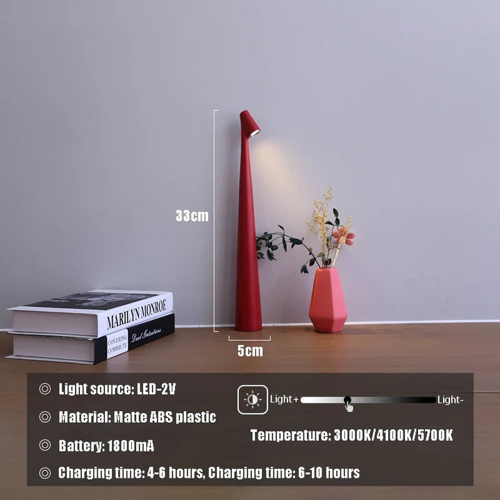 Nordic Minimalist Trådlampa - Uppladdningsbar &amp; Stilren Dekoration