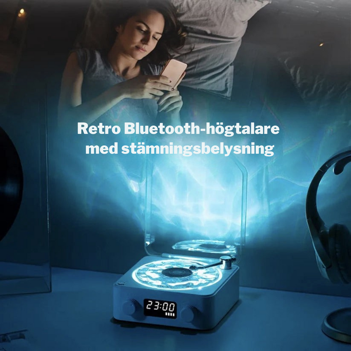SpinEcho – Vintageinspirerad Bluetooth-skivspelare