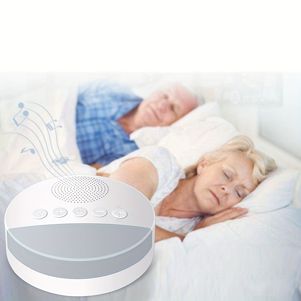 Sleep Sound Vit Brusmaskin - Lugnande Ljud för Bättre Sömn och Avkoppling