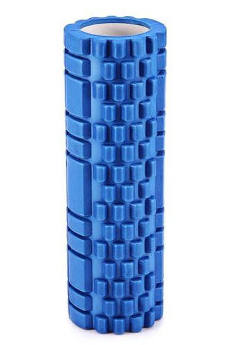 Trivhem Foam roller med rutmönster för massage och yoga