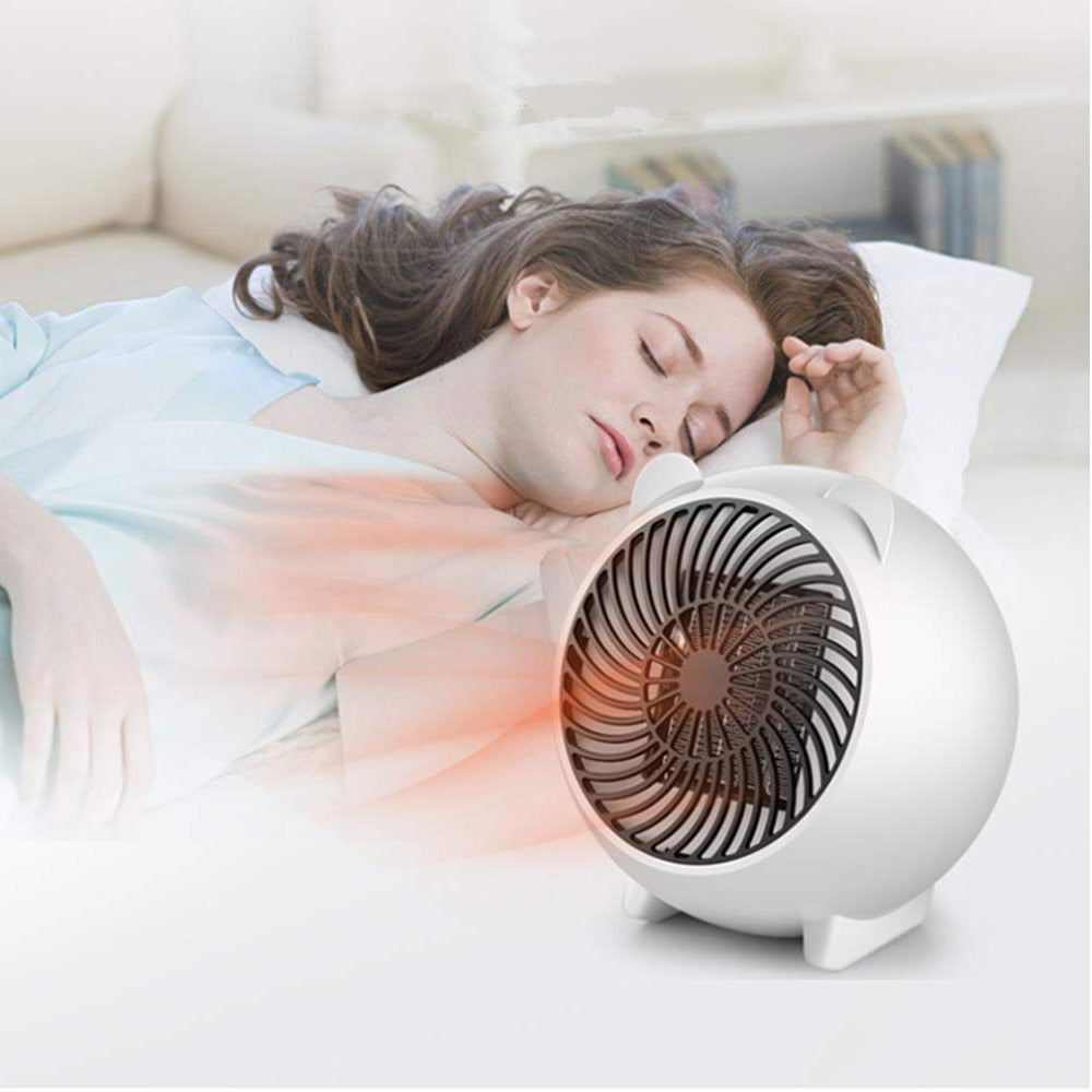 Liten värmefläkt på 250 W med automatisk avstängning