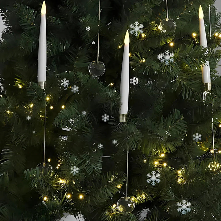 Julgransbelysning med fladdrande LED-ljus