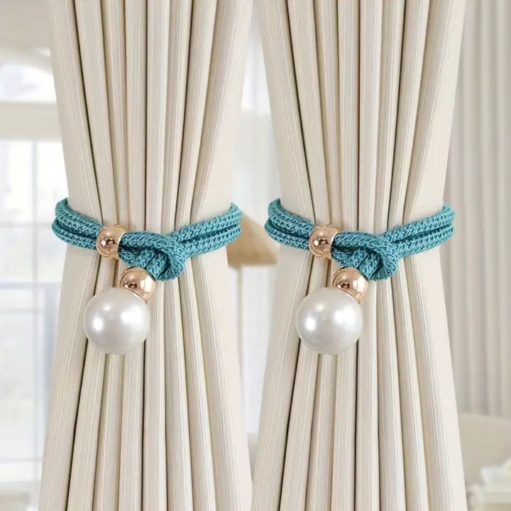 Lustrous Pearl Gardinband | 2 Delar Set