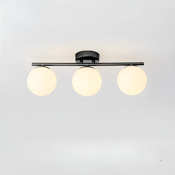 LED-taklampa i glas – Nordisk design | För vardagsrum &amp; sovrum