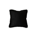 Sammet Pom-Pom Trim Kuddeöverdrag