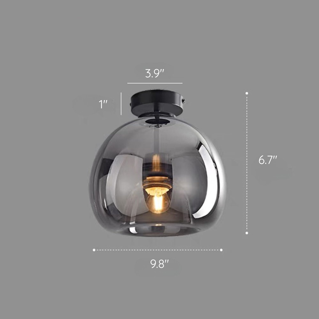 Flush Mount Ceiling Light  | Elegant Hallway Lighting | Koppar | 6.7 &amp; 11.4 Höjd