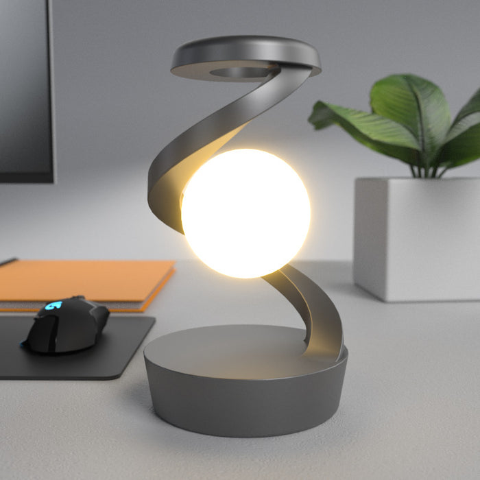 Trivhem Bordslampa med roterande svävande måne