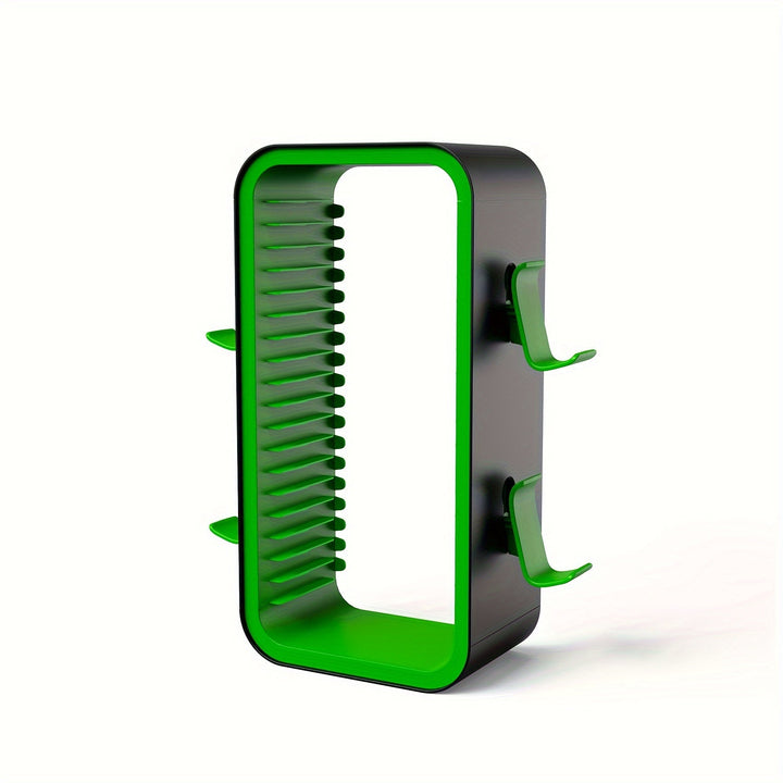 Universal Game Disc Storage Holder och Controller Display Stand – För PS5, PS4, Switch och Xbox