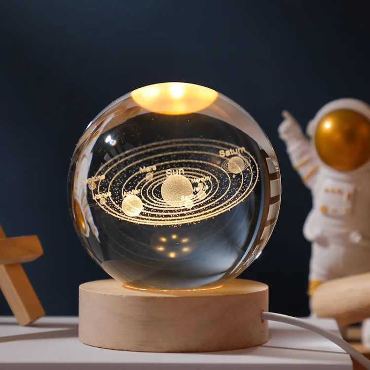 NebulaSphere – 3D-solssystem i en glaskula