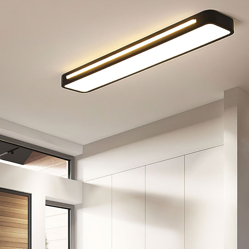 Nordisk Stil Lång LED Taklampa – Minimalistisk Design
