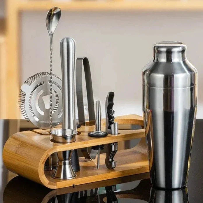 Carvallo – Lyxig Metallisk Bar Set för Stiliga Cocktails