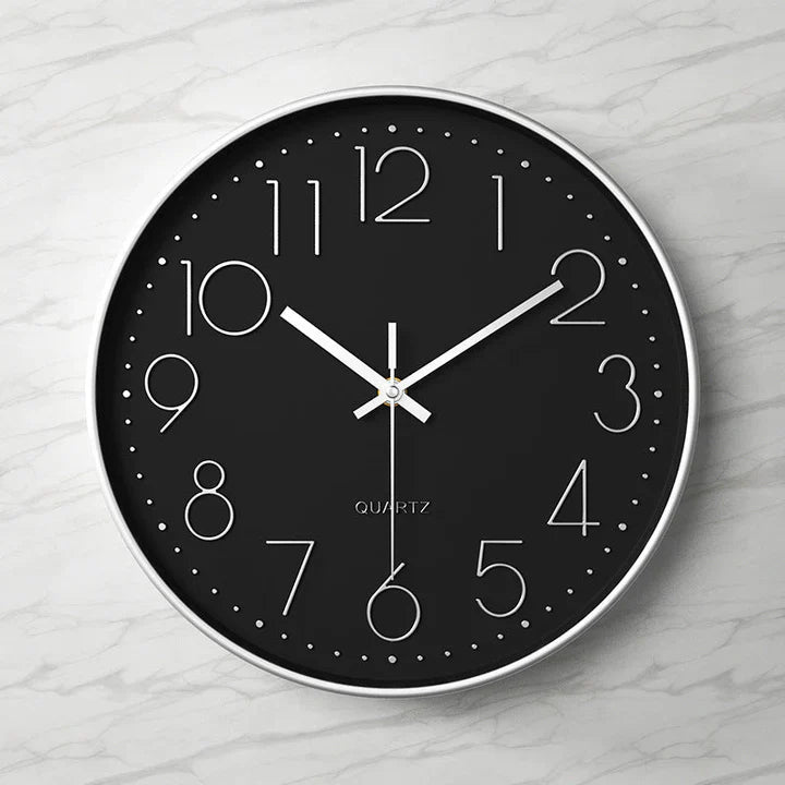 NovaTick – Minimalistisk 3D-väggklocka med modern design och tyst kvartsrörelse
