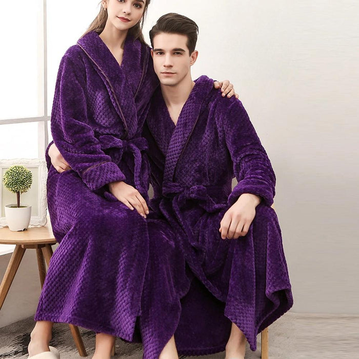 Carvallo Luxe – Elegant Fleece Badrock med Ultimat Bärkomfort