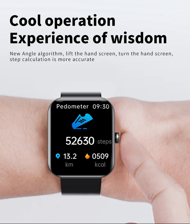 Blodglukosmätning Smartwatch | Smart klocka för icke-invasiv blodglukostestning