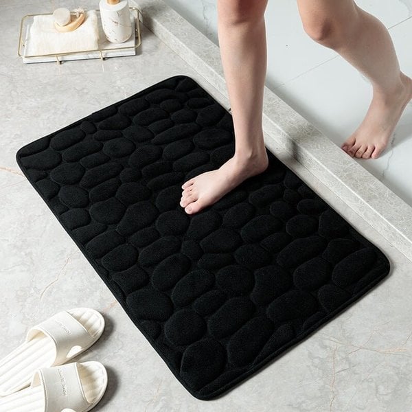 Kobblestone Prägad Badrumsmatta